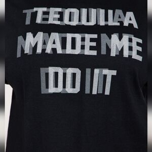 Fashion Nova Black Crop Top with Silver Graphic